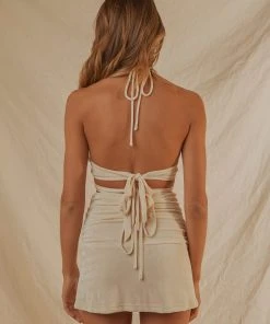 Peppermayo Exclusive Lila Crop Top - Ivory New & Most Loved