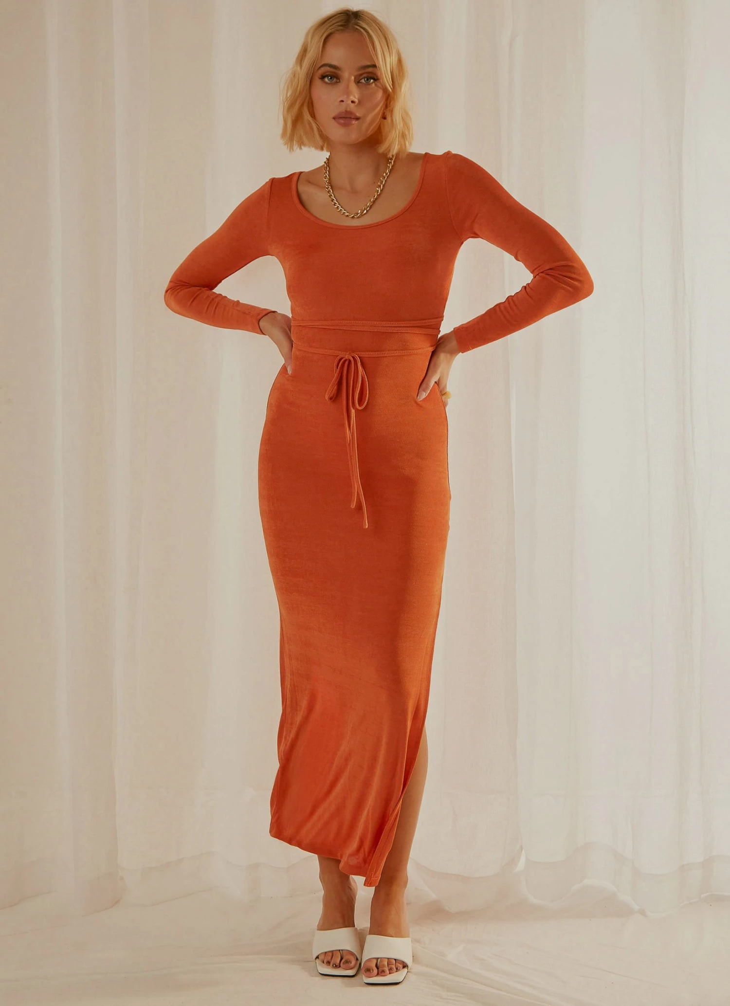 Peppermayo Sofie Maxi Dress - Orange New & Most Loved 3 Peppermayo Sofie Maxi Dress - Orange New & Most Loved