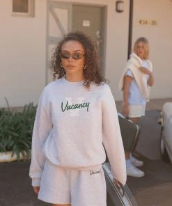 Vacancy Supply Campus Crew - Grey Marle New & Most Loved