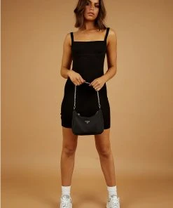 Peppermayo Carlotta Mini Dress - Black