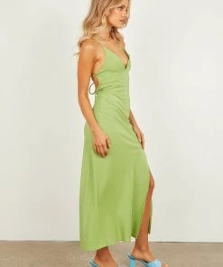 Peppermayo Exclusive New & Most Loved Sweet Life Midi Dress - Lime