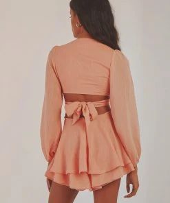 Peppermayo Summer Skies Playsuit - Peach 9 Peppermayo Summer Skies Playsuit - Peach