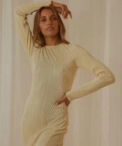 Peppermayo Exclusive New & Most Loved French Avenues Maxi Dress - Ivory Cream