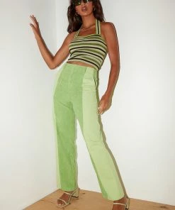 Peppermayo Overdrive Cord Pants - Green New Bottoms