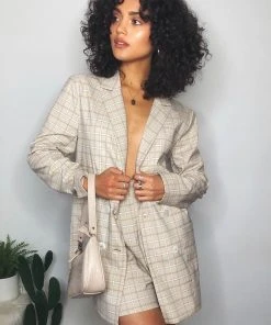 The Fifth Label New & Most Loved Mindless Blazer - Beige Check