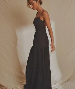 National Breast Cancer Foundation X Peppermayo New & Most Loved Havana Linen Maxi Dress - Black 8 National Breast Cancer Foundation X Peppermayo New & Most Loved Havana Linen Maxi Dress - Black