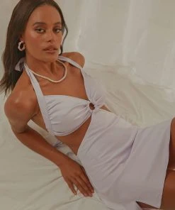 Peppermayo Exclusive Marseille Mini Dress - Lavender