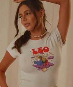 Wrangler New & Most Loved Leo Baby Tee - White