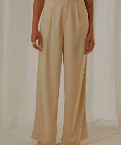 Peppermayo Exclusive New & Most Loved Milano Satin Pant - Ivory