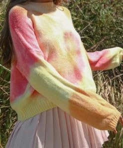 Peppermayo Sunshine State Knit Sweater - Orange Multi