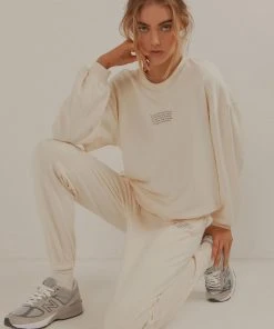 Vacancy Supply New & Most Loved Holiday House Crewneck - Coconut Milk