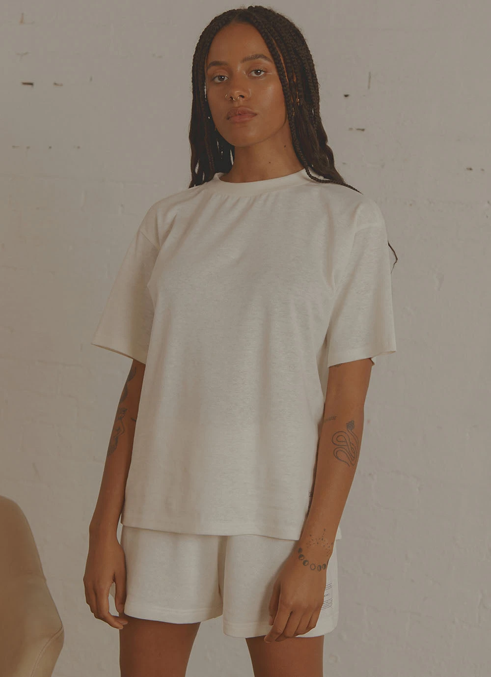 Vacancy Supply The Essential Tee - Coconut Milk 4 Vacancy Supply The Essential Tee - Coconut Milk