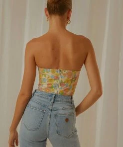 Peppermayo Exclusive Endless Lover Bustier Crop - Blossom