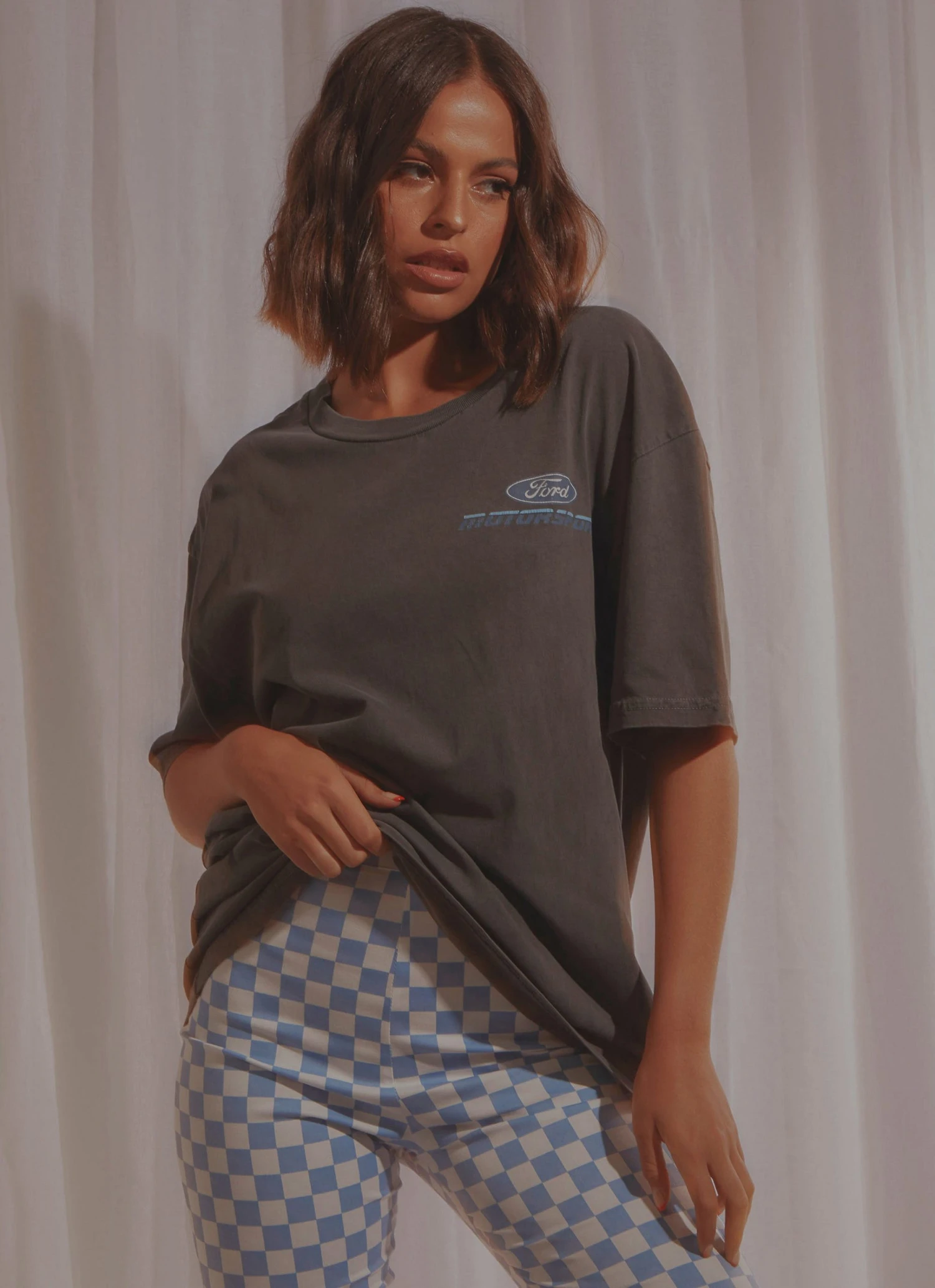 Rolla's Ford Motorsport Tee - Washed Black New Tops 1 Rolla's Ford Motorsport Tee - Washed Black New Tops