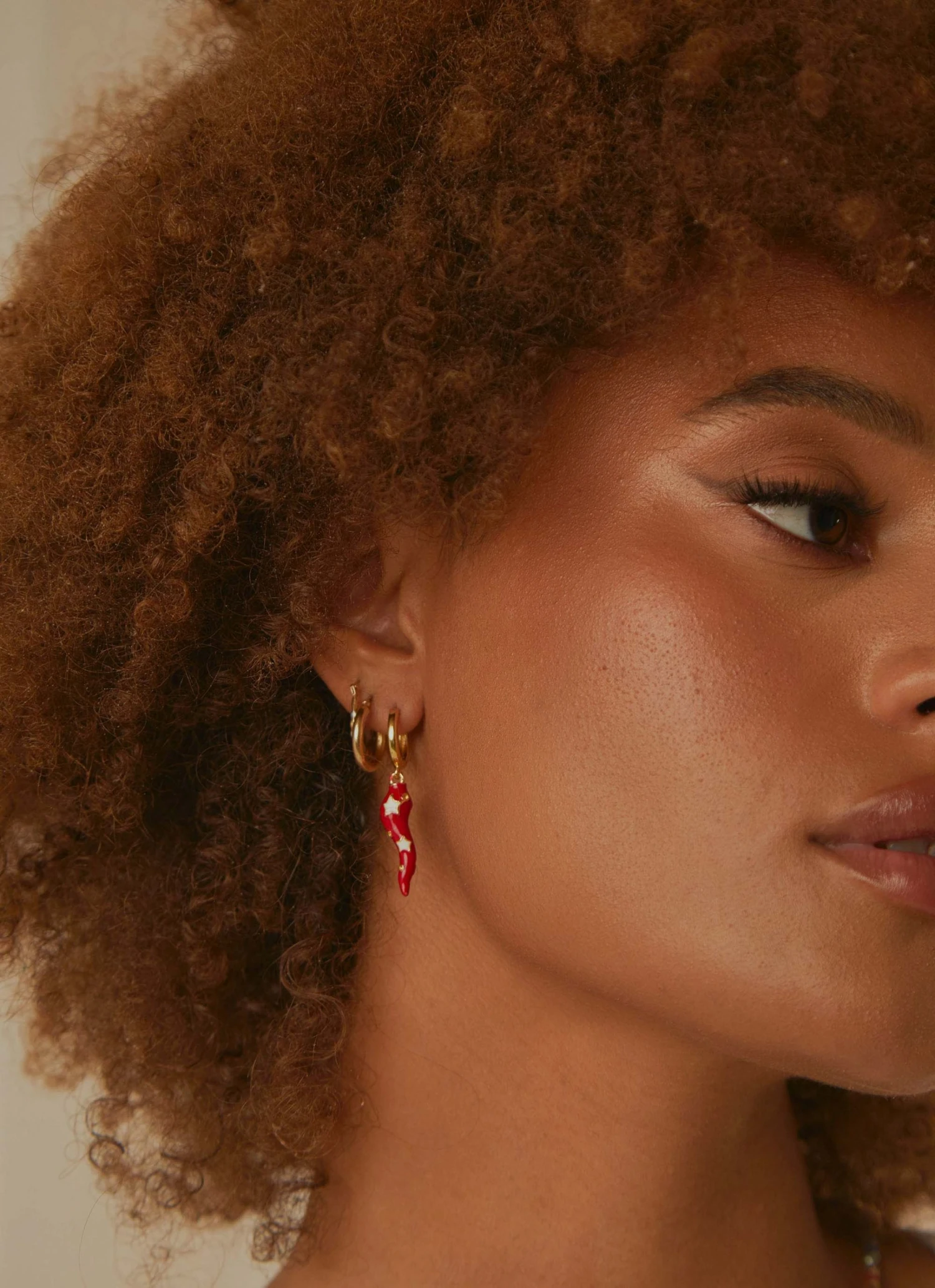 Peppermayo Zanita Earrings - Red 2 Peppermayo Zanita Earrings - Red