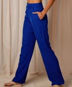 Peppermayo Exclusive New & Most Loved Set The Tone Suit Pants - Cobalt 8 Peppermayo Exclusive New & Most Loved Set The Tone Suit Pants - Cobalt