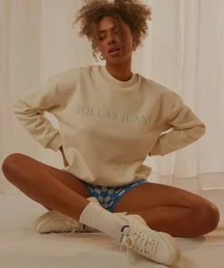 Rolla's Editorial Slouch Sweater - Salt