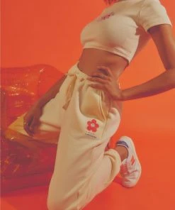 Vacancy Supply X Micke Lindebergh - Blume Sweatpant - Buttercream New & Most Loved