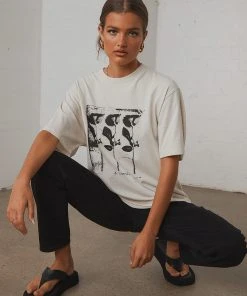Thrills New & Most Loved Three Roses Merch Tee - Heritage White