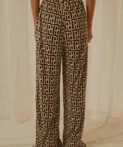 Peppermayo Exclusive 90s Muse Pants - Logo Mania