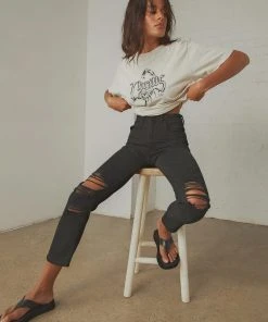 Abrand New & Most Loved A 94 Slim Jeans - Black Wildlife