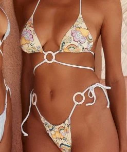 VDM The Label Ziggy Reversible Bikini Bottoms - Vanilla Skyrockets And Blue Gingham 12 VDM The Label Ziggy Reversible Bikini Bottoms - Vanilla Skyrockets And Blue Gingham