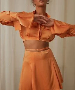 Peppermayo New & Most Loved Model Behaviour Skirt - Orange