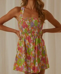 Peppermayo Exclusive New & Most Loved European Towns Mini Dress - 70s Floral