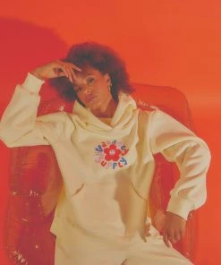 Vacancy Supply X Micke Lindebergh - Blume Hoodie - Buttercream New & Most Loved