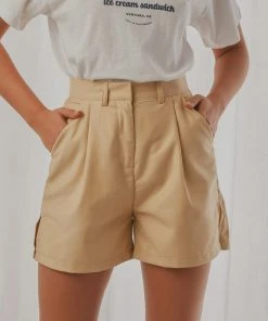 4th & Reckless New & Most Loved Rae Short - Muted Yellow