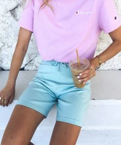 Peppermayo New Bottoms On Repeat Shorts - Blue