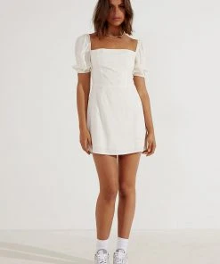 Peppermayo Spring Mood Mini Dress - White New Dresses