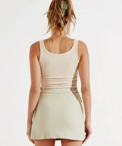 Peppermayo Exclusive Talk It Out Top - Beige