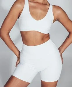 LaHana Swim Pippa Crop - Ribbed White
