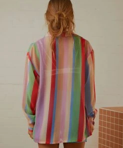 Peppermayo Exclusive Paradise Found Sheer Shirt - Carnivale 11 Peppermayo Exclusive Paradise Found Sheer Shirt - Carnivale