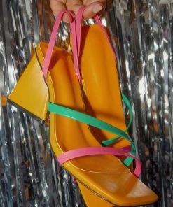 Cult Avenue Party Lounge Heel - Tangerine