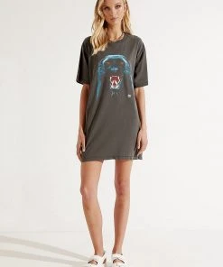 Thrills Prowler Merch Tee Dress - Merch Black New & Most Loved 7 Thrills Prowler Merch Tee Dress - Merch Black New & Most Loved