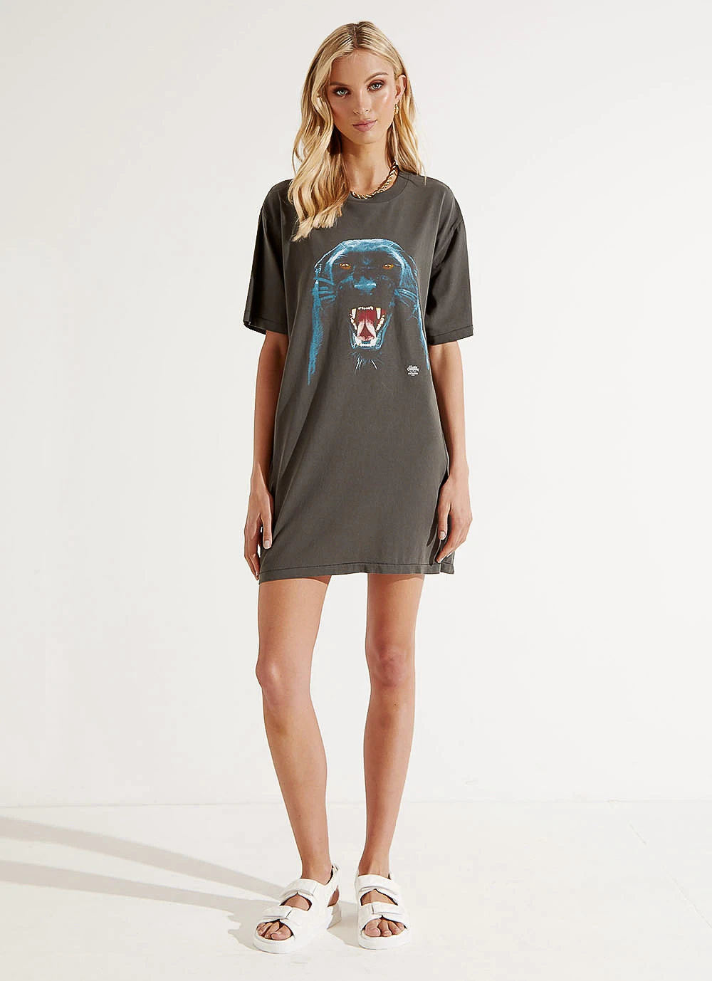 Thrills Prowler Merch Tee Dress - Merch Black New & Most Loved 3 Thrills Prowler Merch Tee Dress - Merch Black New & Most Loved