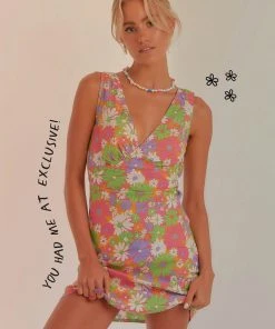 Peppermayo Exclusive New & Most Loved Audrey Vintage Slip Dress - 70s Floral