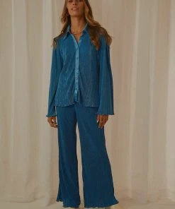 Peppermayo Exclusive Change Of Pace Shirt - Cobalt