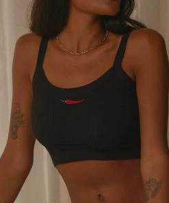 Peppermayo A Muse Crop - Black