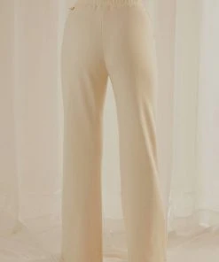 Peppermayo Exclusive Lira Flare Trackpant - Creme New & Most Loved