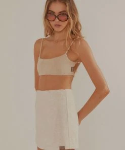 Vacancy Supply New & Most Loved Casa Terry Skirt - Coconut Milk