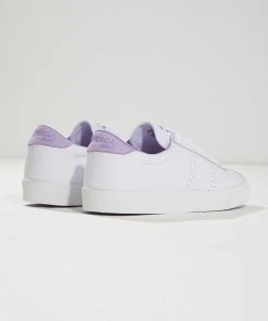 Superga New & Most Loved 2843 CLUBS SNEAKER - A0C White/Violet 7 Superga New & Most Loved 2843 CLUBS SNEAKER - A0C White/Violet