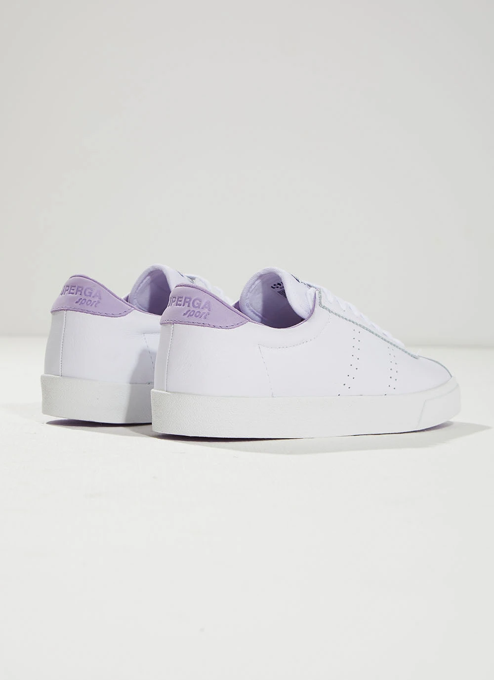Superga New & Most Loved 2843 CLUBS SNEAKER - A0C White/Violet 3 Superga New & Most Loved 2843 CLUBS SNEAKER - A0C White/Violet