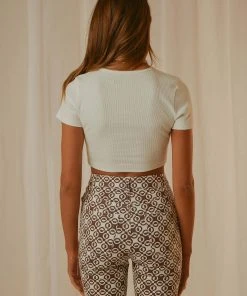 Peppermayo Exclusive Casa Del Sol Baby Tee - White New & Most Loved