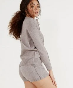 Peppermayo Page Six Knit Jumper - Grey New Tops