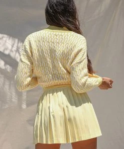 Peppermayo Exclusive No Boundaries Tennis Skirt - Yellow