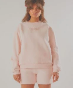 Vacancy Supply Paradise Crew - Pastel Pink New & Most Loved 11 Vacancy Supply Paradise Crew - Pastel Pink New & Most Loved