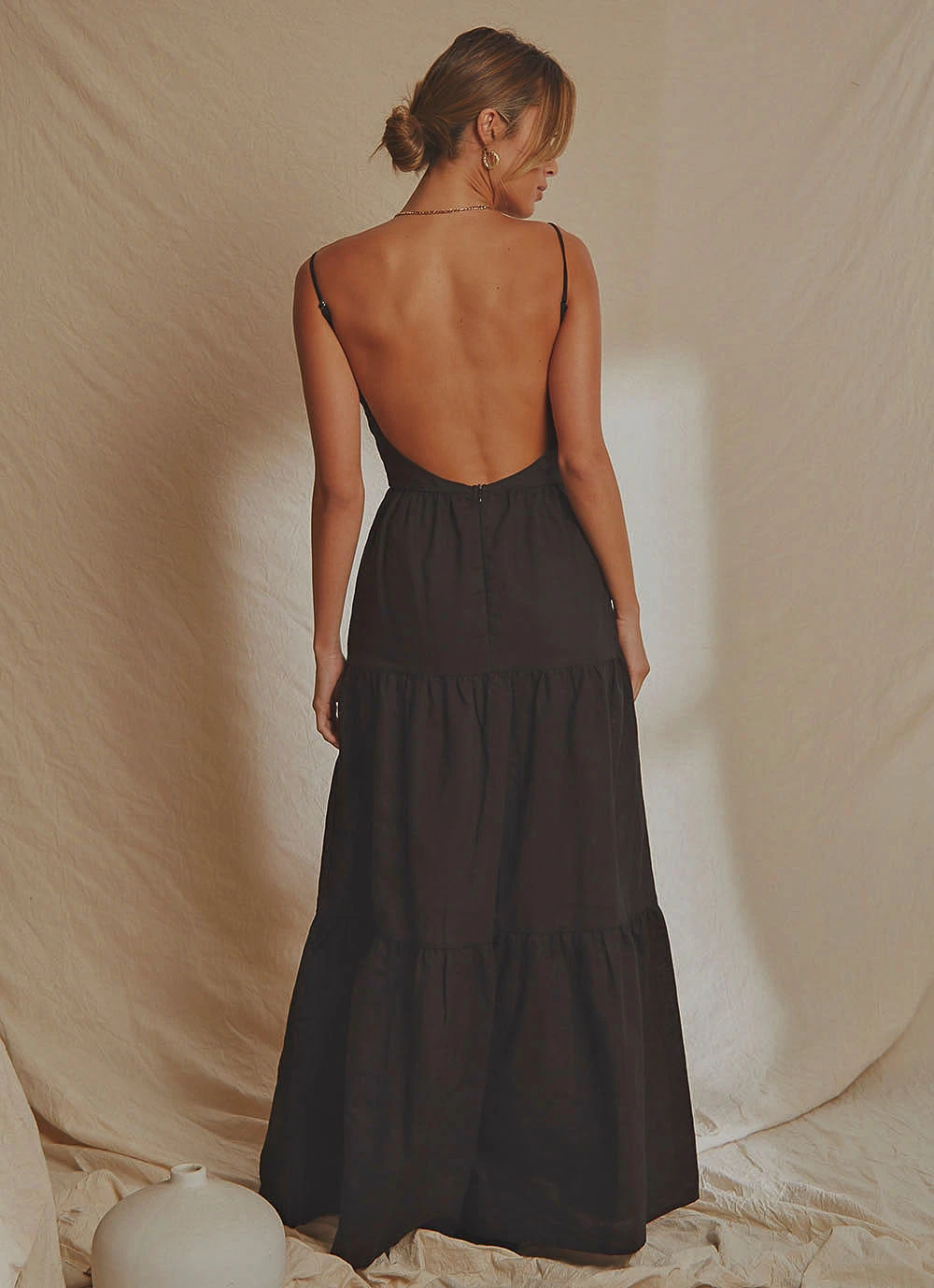 National Breast Cancer Foundation X Peppermayo New & Most Loved Havana Linen Maxi Dress - Black 5 National Breast Cancer Foundation X Peppermayo New & Most Loved Havana Linen Maxi Dress - Black